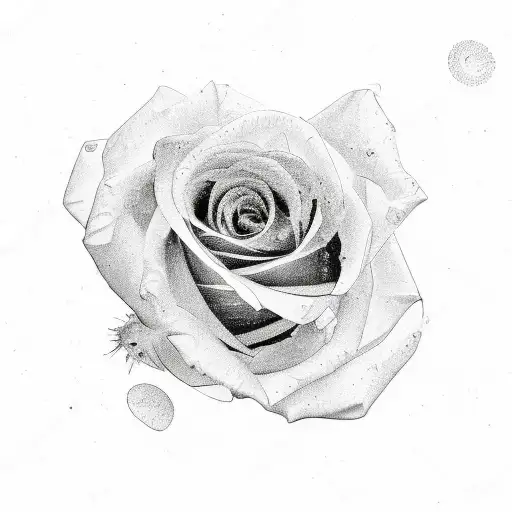 Thinking Bubble Eye Rose In Centre