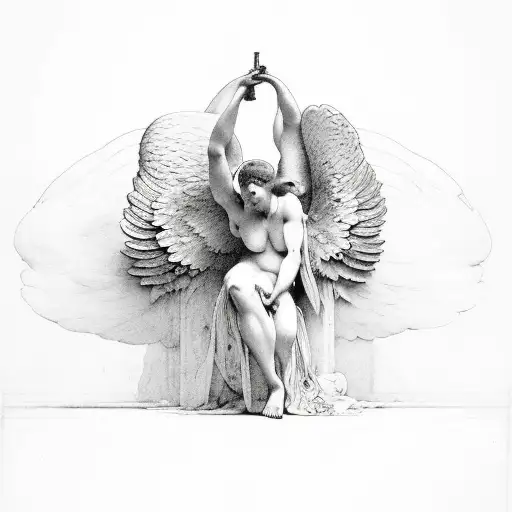 The Painting The Fallen Angel By Alexandre Cabanel