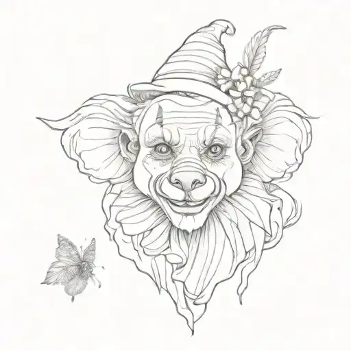 Clown Animal With Nature