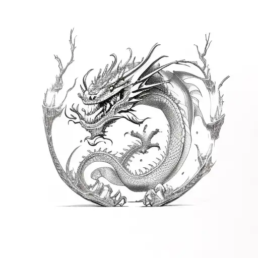 Dragon Around Open Book