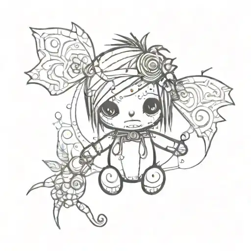 Emo Voodoo Doll Animal