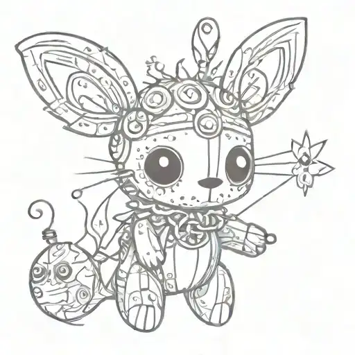 Cute Voodoo Doll Animal Inspired
