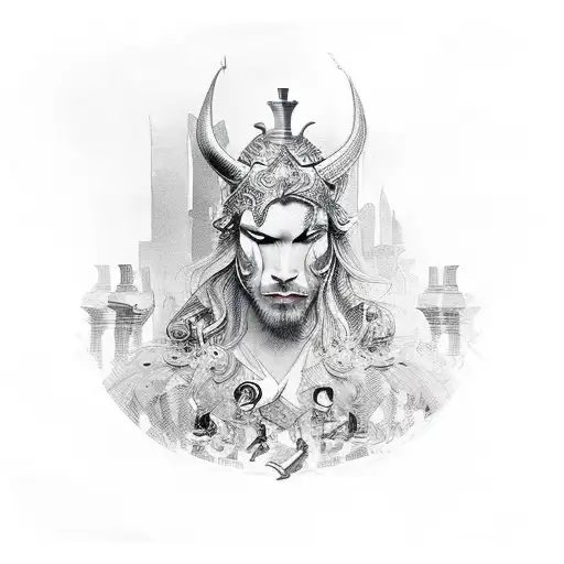 Chess Pieces Transforming Into Mythical Creatures