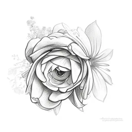 My Baby With Flowers