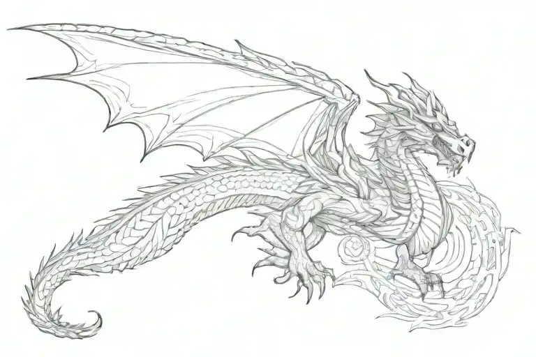 Dragon Flying