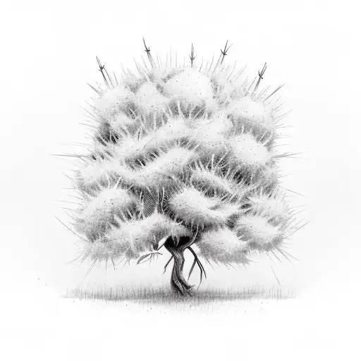 Barbed Wire Tree Showing Reborn