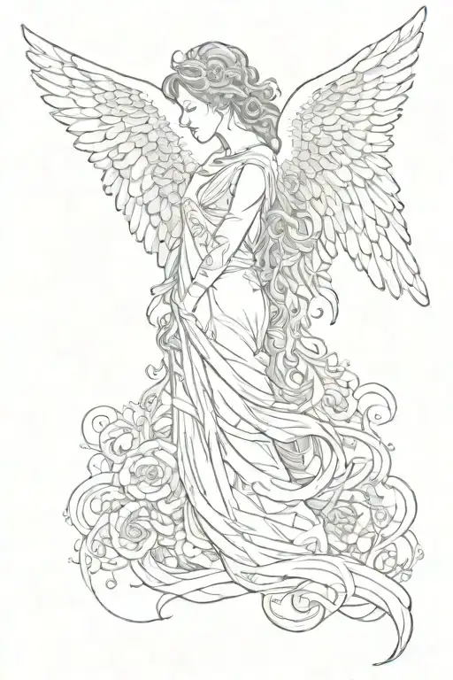Person With Angel Wings