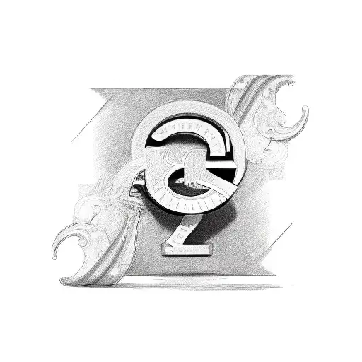 Letter G And Letter A Linked Bracelet