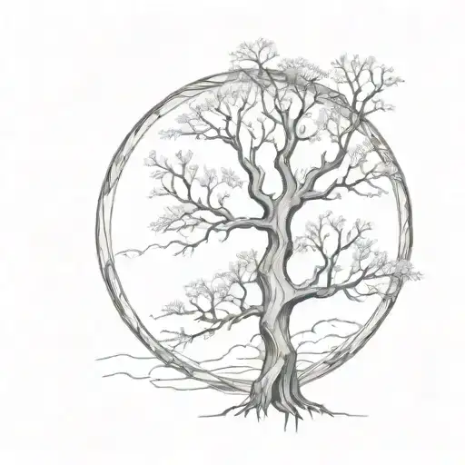 Trees And Black Rings Below