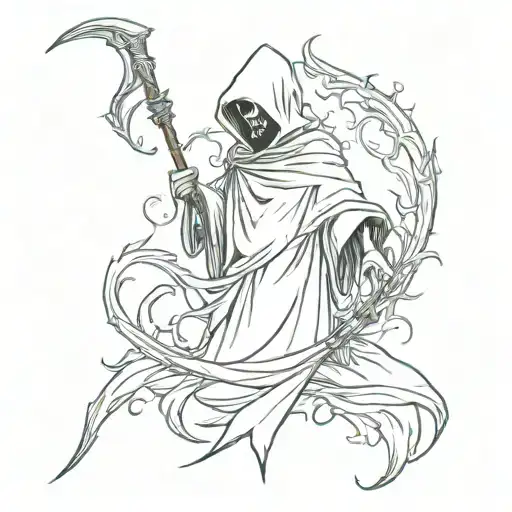 Grim Reaper Bloody Scythe