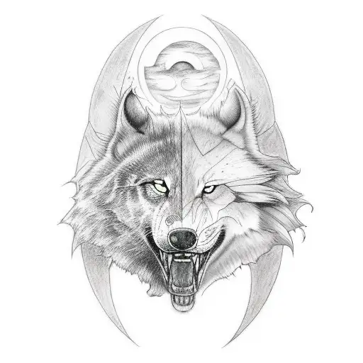 Skoll And Hati Chasing The Sun And Moon Chest