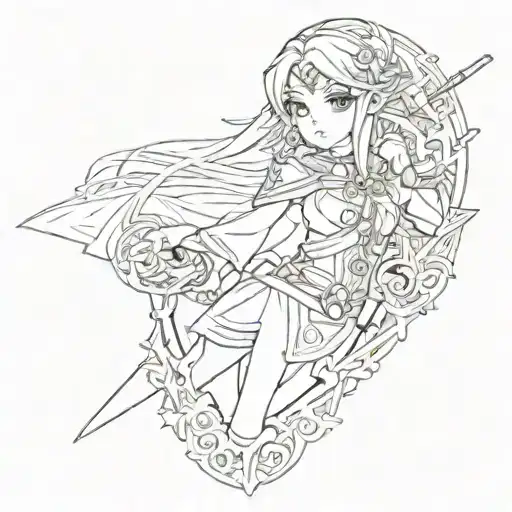A Female Character From Zelda