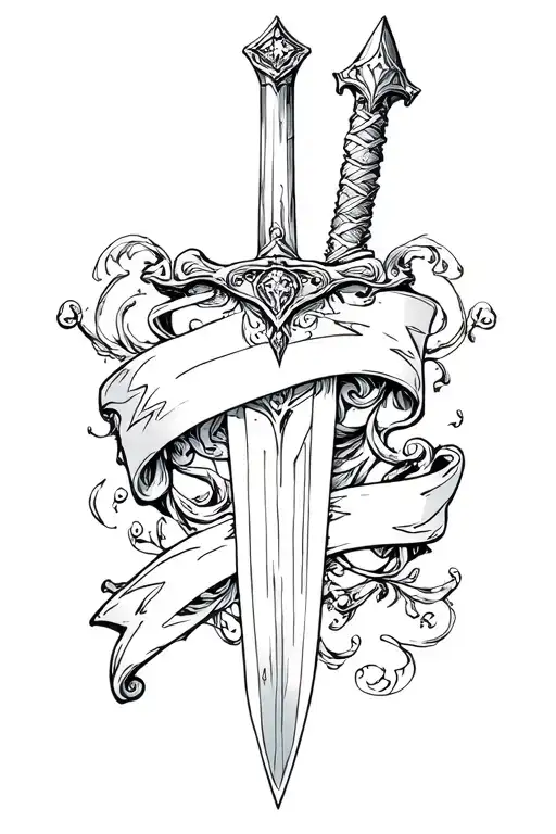 Sword With Banner Williams