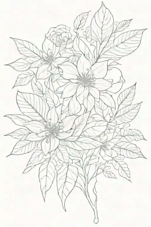 Abstract Botanics Light Colored