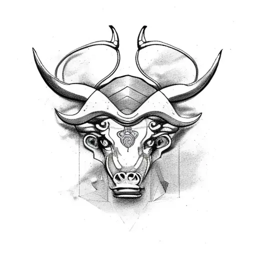 Taurus Zodiac Sign From The Side