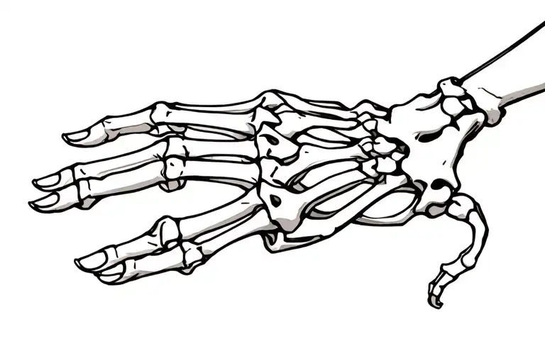 Simple Skeleton Hand