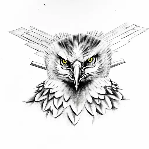 Verreaux's Eagle With Iron Sword War Wings