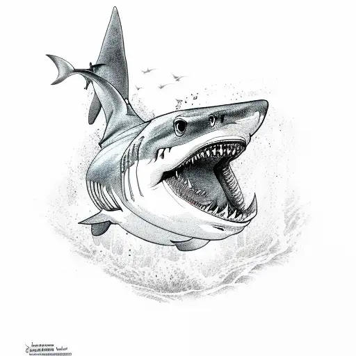 One Shark And One Female Shark