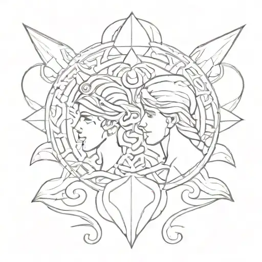 An Armenian Symbol That Represents A Mother And Son Bond