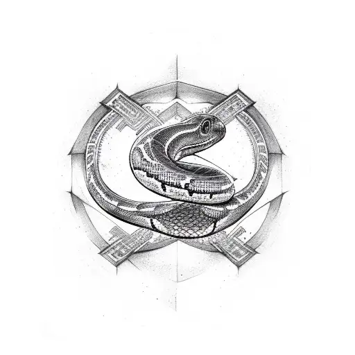 Tribal Esoteric Snake In The Chest