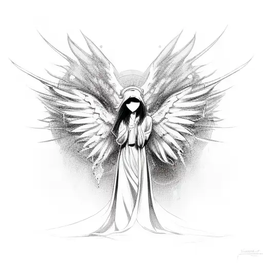 One Character That Is A Demon And An Angel At Same Time Struggling To Do The Right Things