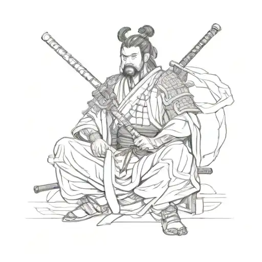 Samurai Sitting