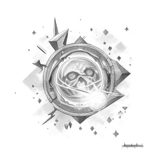 Stars Moon Long Forearm