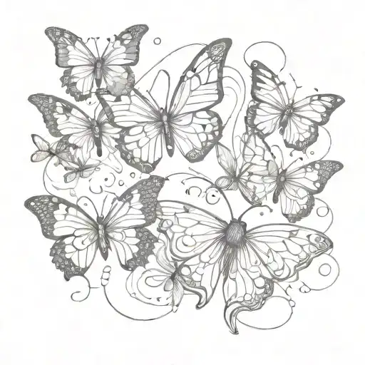 A Smile Can Hide So Much Quote With Butterflies Flying