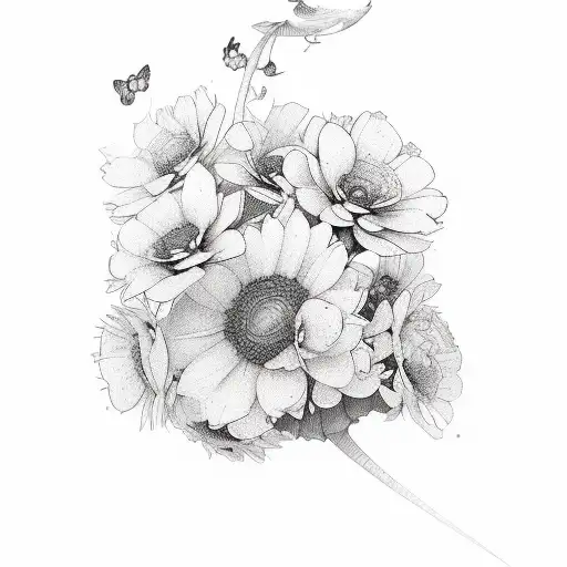 An Open Book With Flowers Growing Out Of Its Pages