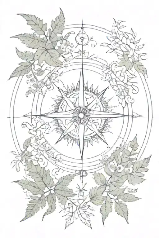 Fern Circle Compass Floristry Tender