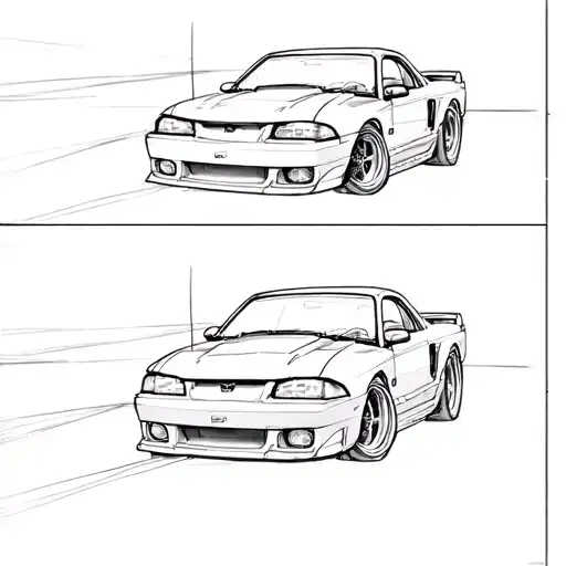 Mustang Sn95 Next To A 96 Mustang Gt