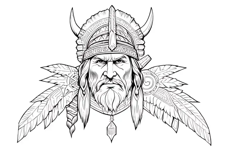 Viking And Aztec Indian Culture 3 Stars