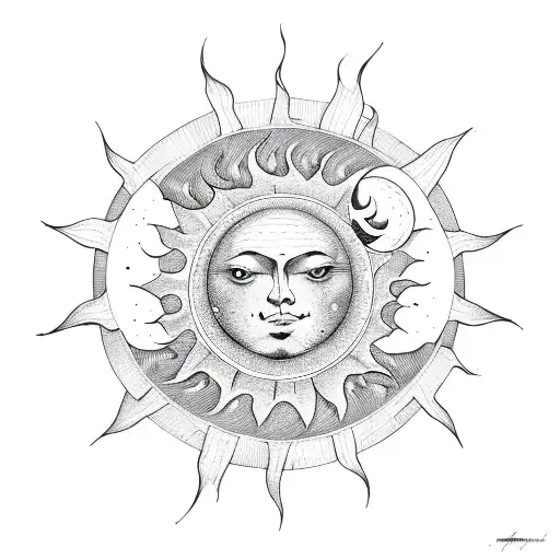 Moon And Sun In Love