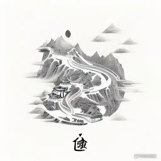 A Small Symbol Of Taoism Lifestyle