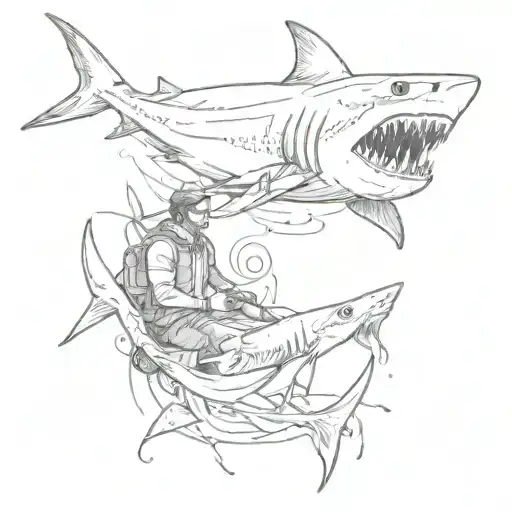 Shark And Man