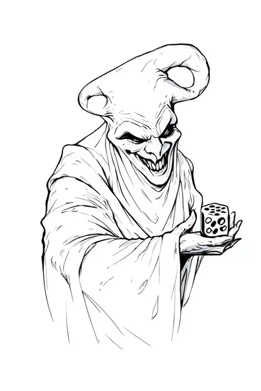 Oogie Boogie Playing With Dice