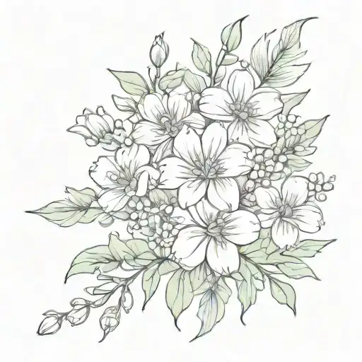 Daisy Narcissus Lilly Of The Valley Marigold Cosmos Bouquet