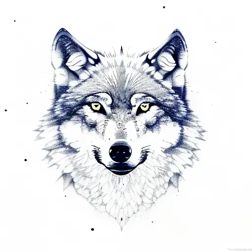 Wolf With A Female Wolf Inside