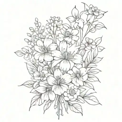 March Birth Flower Bouquet