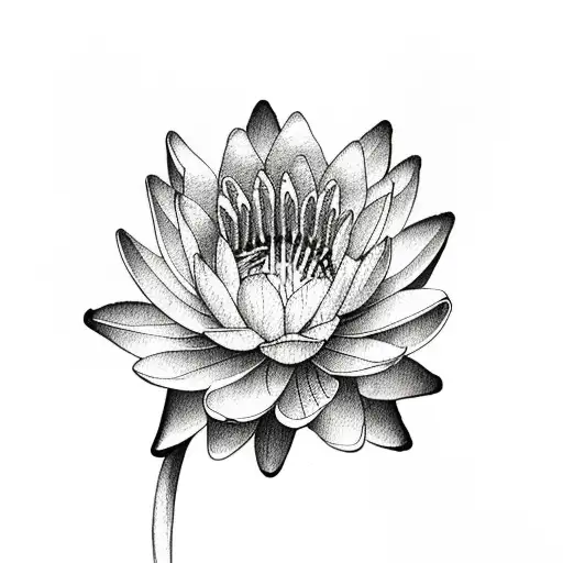 Water Lily And Narcissus Flower