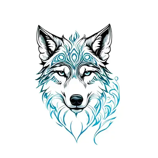 Tribal Wolf