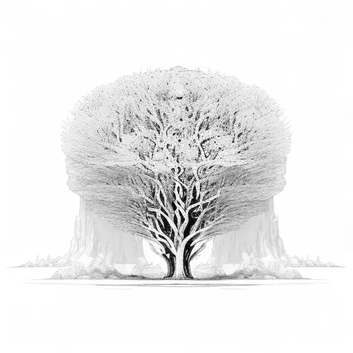 White Tree Of Minas Tirith As A Balance