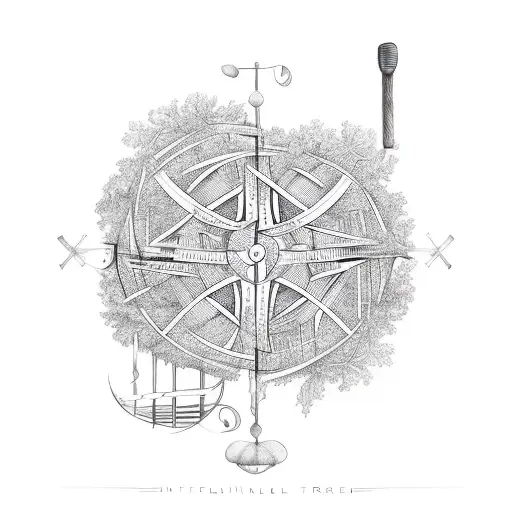 A Family Tree Made Up Of Interconnected Musical Instruments