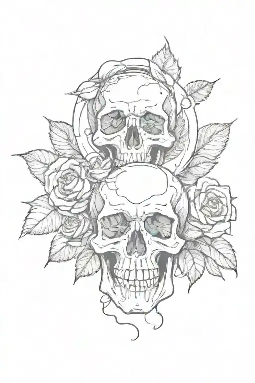 Skull Roses