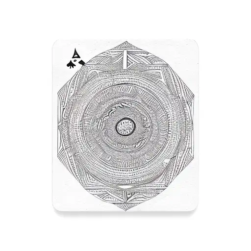 A Deck Of Cards Arranged In A Unique And Meaningful Pattern