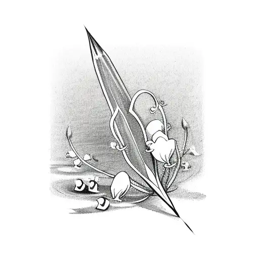 Arrow With A Lily Of The Valley