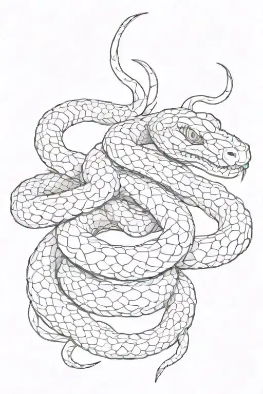 Snake Coiled