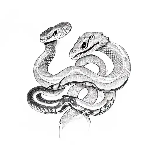 Wildlife And Earth And Snake