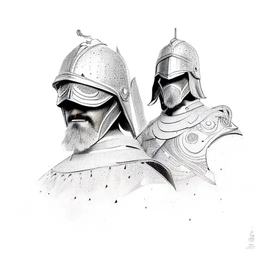 Father And Son Warrior