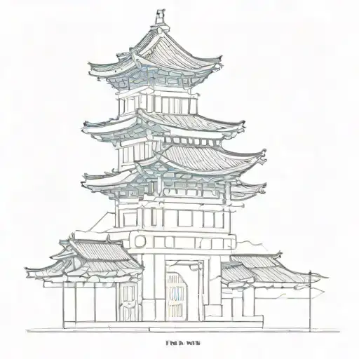 A Geometric Pattern Inspired By Korean Architecture And Mcmxci-ix-xx